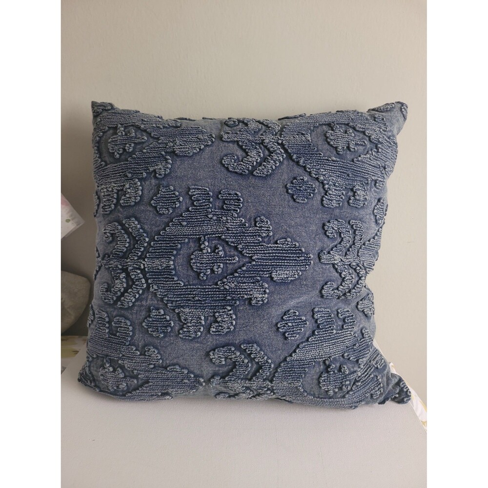 Artistic Accents denim throw pillow 20x20